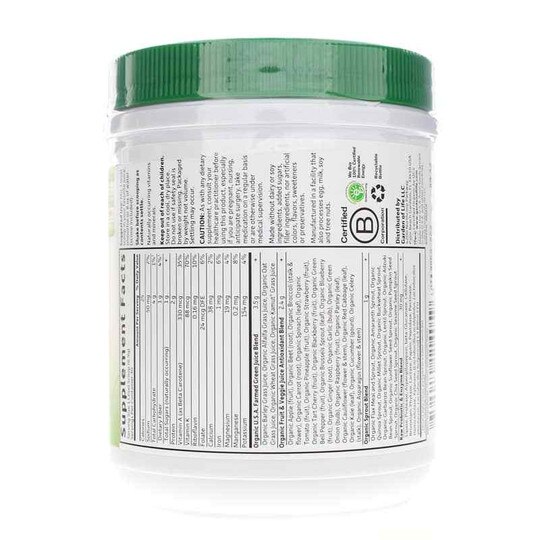 Raw Organic Perfect Food Green Powder, GOL